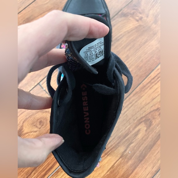 Converse Multicolor Sequin High-Tops - Picture 8 of 8